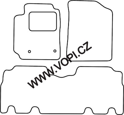 Autokoberce Toyota Yaris Verso 2000 - 2005 Perfectfit (4734)